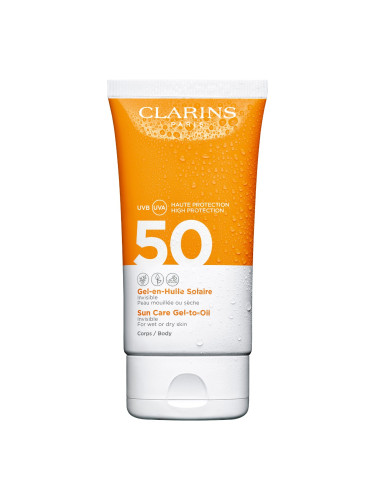 Clarins Sun Care Gel-to-Oil SPF50  Слънцезащитен продукт унисекс 150ml