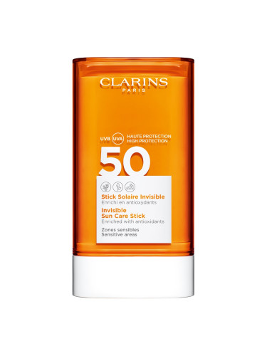 Clarins Invisible Sun Care Stick SPF50  Слънцезащитен продукт унисекс 17gr