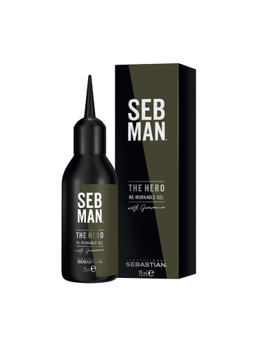 SEB MAN THE HERO RE-WORKABLE GEL  Стилизант мъжки 75ml