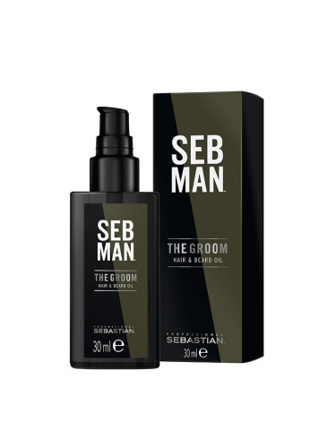 SEB MAN THE GROOM HEAR & BEARD OIL Олио за коса мъжки 30ml