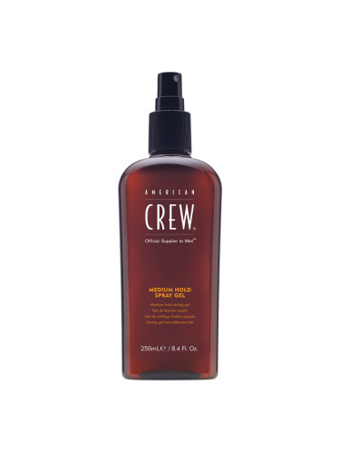 AMERICAN CREW Medium Hold Spray Gel Гел за коса мъжки 250ml