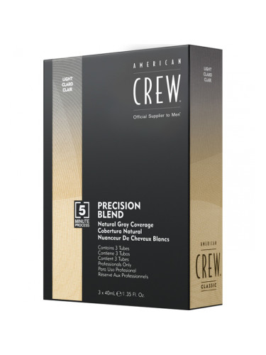 AMERICAN CREW Precision Blend Natural Gray Coverage Light 7-8 Специални за коса мъжки 40ml