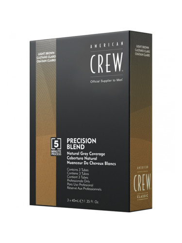 AMERICAN CREW Precision Blend Natural Gray Coverage Medium Natural 4-5 Специални за коса мъжки 40ml
