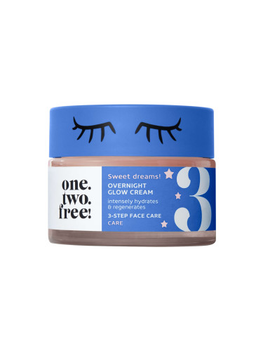 ONE TWO FREE Overnight glow cream Нощен крем дамски 50ml