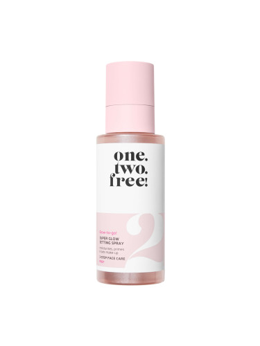 One.two.free! Super Glow Setting Spray Мист за лице дамски 100ml