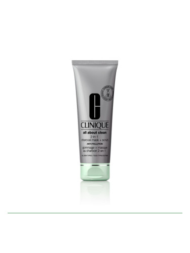 All About Cclean™ 2-In-1 Charcoal Mask Ексфолиант за лице дамски 100ml