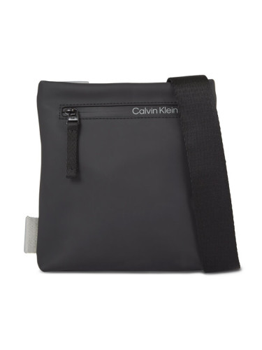 Calvin Klein Мъжка чантичка Rubberized Conv Flatpack S K50K510795 Черен