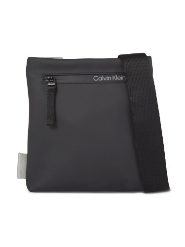 Мъжка чантичка Calvin Klein Rubberized Conv Flatpack S K50K510795 Черен