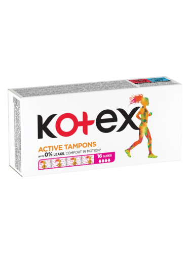 Kotex Active Super тампони 16 бр.