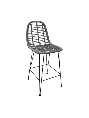 Бар стол сив цвят