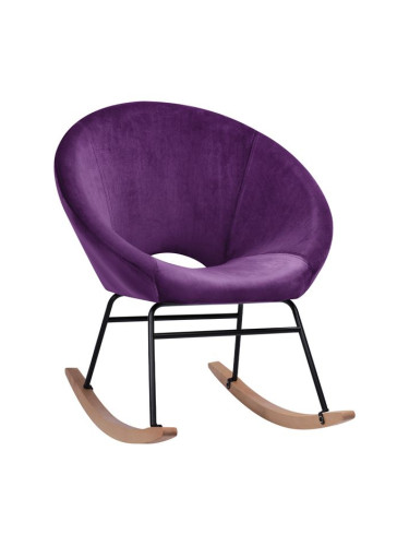 Кресло-люлка лилав цвят