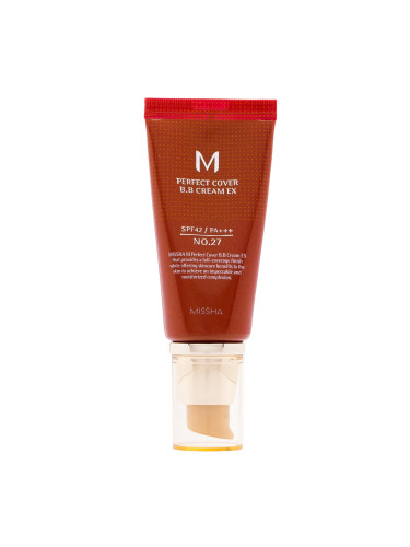 Missha M Perfect Cover Bb Cream Rx [No. 27] Honey Beige Spf42/Pa+++ 50ml Дневен крем с цвят  50ml