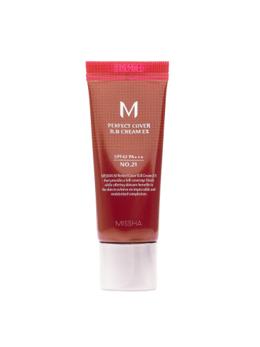 Missha M Perfect Cover Bb Cream Rx [No.21] Light Beige SPF42/PA+++ 20ml Дневен крем с цвят  20ml