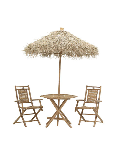 Бамбуков комплект натурал