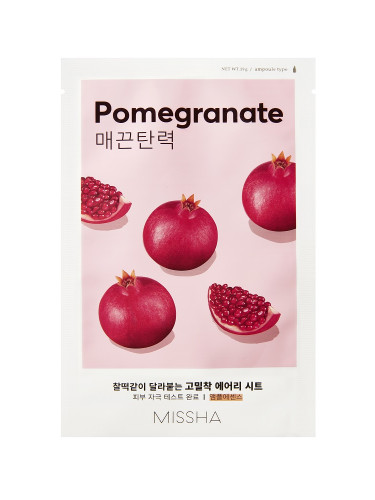 Missha Airy Fit Sheet Mask  Pomegranate  Маска за лице дамски 19gr