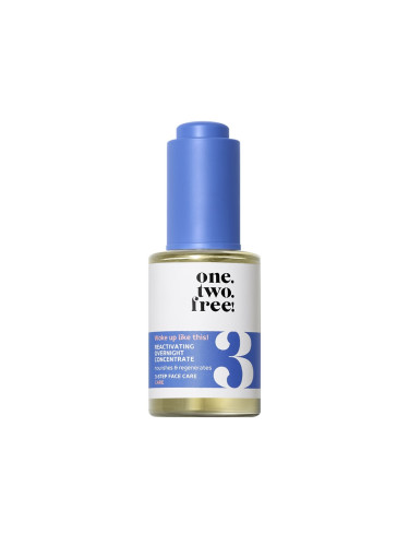 ONE.TWO.FREE  Reactivating Overnight Concentrate Масло за лице дамски 30ml