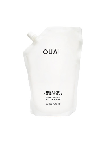 OUAI + Thick Conditioner Refill Pouch Балсам за коса унисекс 946ml