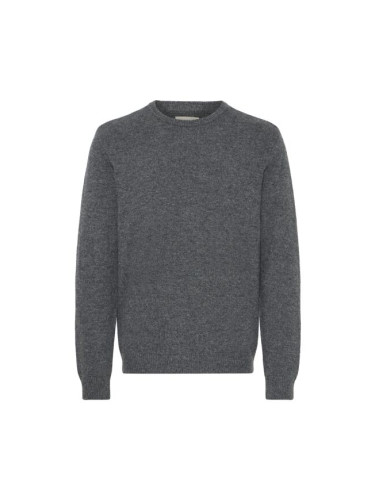 BLEND BHBRANKO CREW KNIT Мъжки пуловер, тъмносиво, размер XXXL