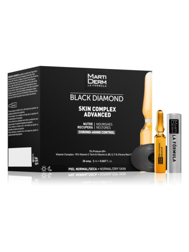 MartiDerm Black Diamond Skin Complex Advanced ампули за уморена кожа 30x2 мл.