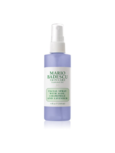 Mario Badescu Facial Spray with Aloe, Chamomile and Lavender мъгла за лице с успокояващ ефект 118 мл.