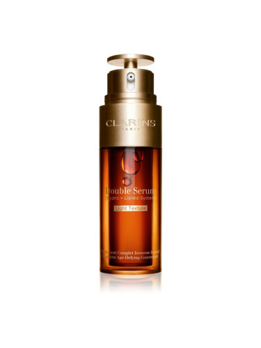 Clarins Double Serum Light Texture интензивен серум против стареене на кожата 50 мл.