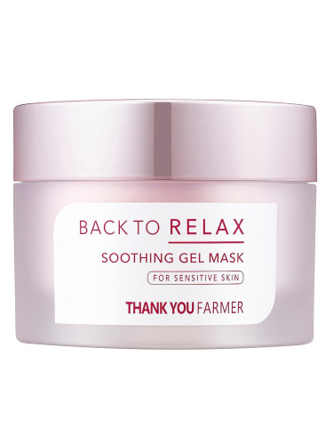 THANK YOU FARMER Back to Relax Soothing Gel Mask Маска за лице дамски 100ml