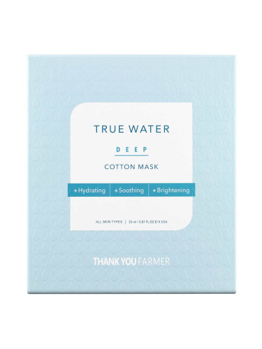 THANK YOU FARMER True Water Deep Cotton Mask Маска за лице дамски  