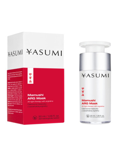 YASUMI MAMUSHI night mask with hyaluronic acid and argireline Маска за лице дамски 30ml