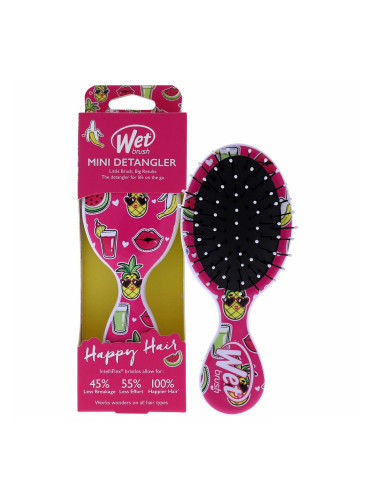 WET BRUSH  Mini Happy Hair-Smiley Pineapple  Четка за коса дамски  