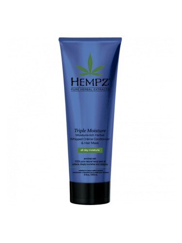 HEMPZ Triple Moisture Conditioner  Балсам за коса унисекс 266ml