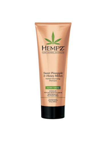 HEMPZ Sweet Pineapple & Honey Melon Volumising Shampoo Шампоан за коса дамски 266ml