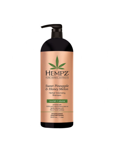 HEMPZ Sweet Pineapple & Honey Melon Volumising Shampoo Шампоан за коса дамски 1000ml