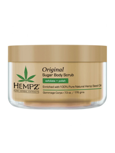 HEMPZ Original Herbal Sugar Body Scrub  Ексфолиант за тяло дамски 215ml