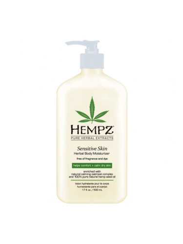 HEMPZ Herbal Moisturiser Lotion For Sensitive Skin  Лосион за тяло дамски 500ml