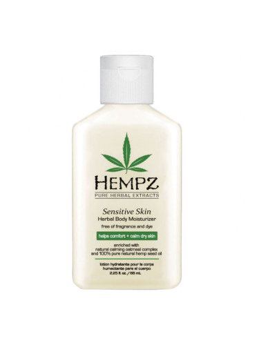 HEMPZ Herbal Moisturiser Lotion For Sensitive Skin Mini Лосион за тяло дамски 65ml