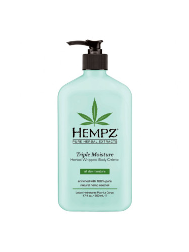 HEMPZ Triple Moisture Herbal Whipped Body Creme  Лосион за тяло дамски 500ml