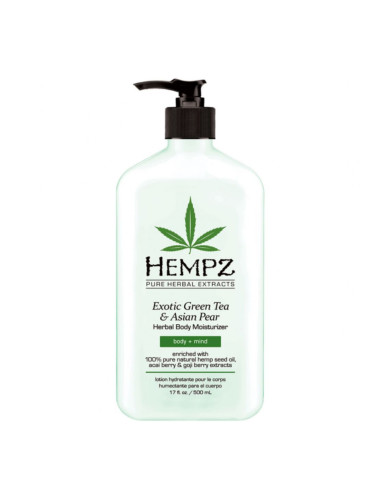 HEMPZ Exotic Green Tea & Asian Pear Moisturizer Лосион за тяло дамски 500ml