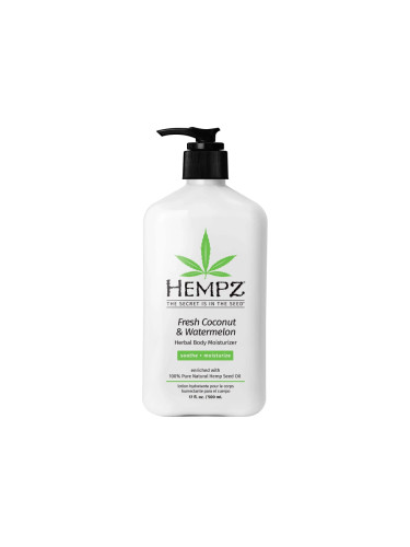 HEMPZ Fresh Coconut & Watermelon Herbal Moisturiser Лосион за тяло унисекс 500ml