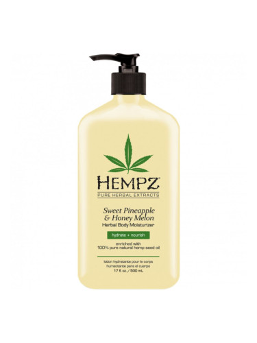 HEMPZ Sweet Pineapple & Honey Melon Moisturiser  Лосион за тяло дамски 500ml