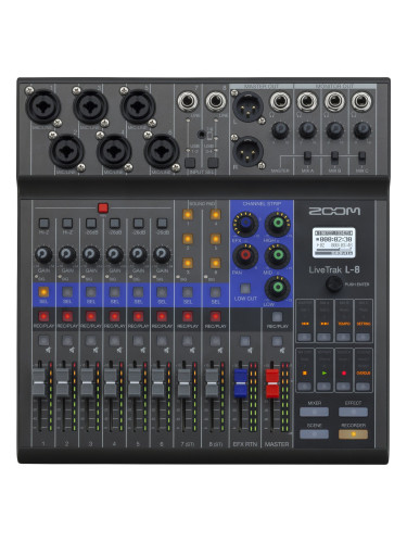 Zoom LiveTrak L-8 Multitrack компактен студио