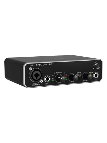 Behringer UMC22 U-Phoria USB аудио интерфейс