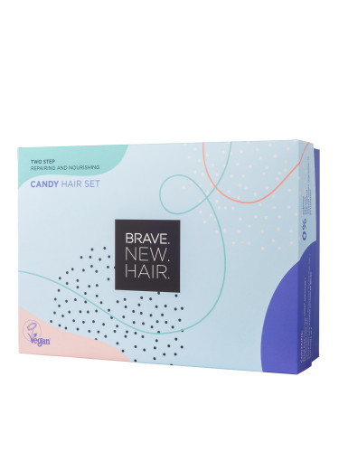BRAVE.NEW.HAIR. Two Step Repairing & Nourishing Candy Hair Set Терапия за коса унисекс  