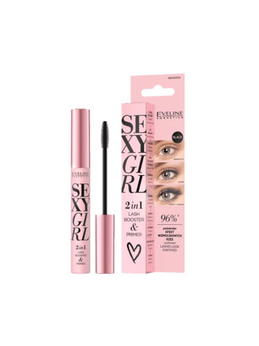 EVELINE Sexy Girl 2in1 Lash Booster and Primer Lash Primer-Conditioner База за мигли  10ml