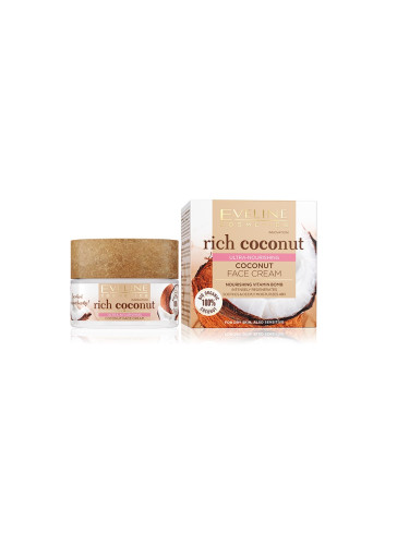 EVELINE Rich Coconut 24 - часов крем дамски 50ml