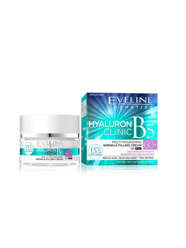 EVELINE Hyaluron Clinic 60+ 24 - часов крем дамски 50ml