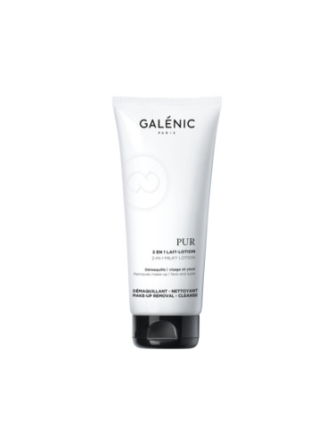 GALENIC Pur 2en1 Démaquillant Visage et Yeux Почистващо мляко дамски 200ml