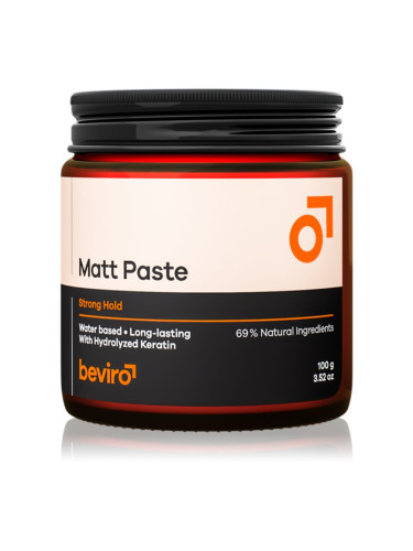 Beviro Matt Paste Strong Hold паста За коса Matt 100 гр.