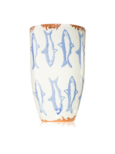 Wax Design Fish Blue Mediterranean ароматна свещ 21x13 см