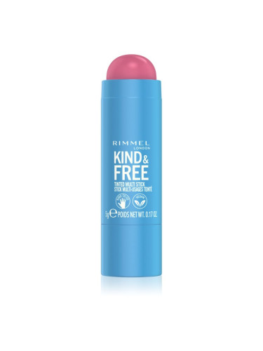 Rimmel Kind & Free мултифункционален грим за очи, устни и лице цвят 003 Pink Heat 5 гр.