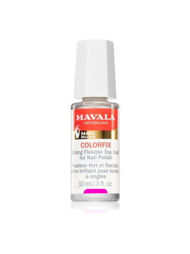 Mavala Nail Beauty Colorfix финален лак за съвършена защита и интензивен блясък 10 мл.